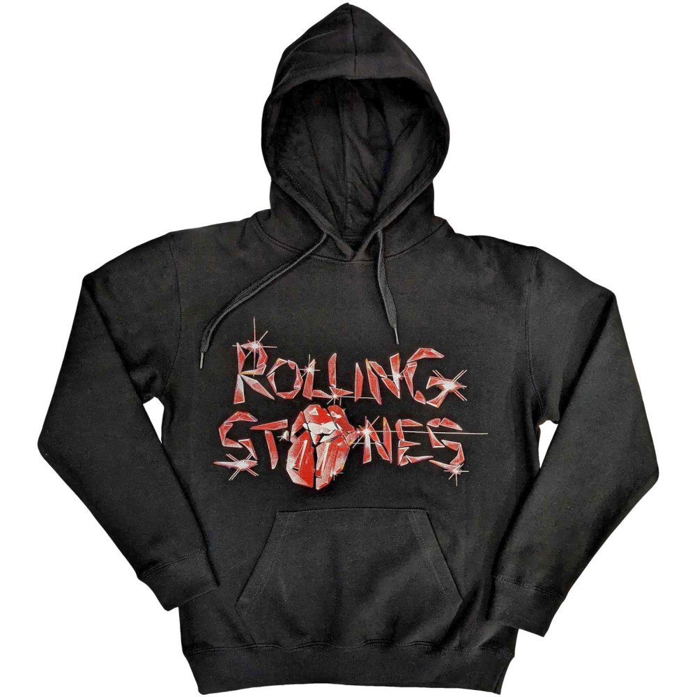The Rolling Stones - Hackney Diamonds Glass Logo Sweat à capuche - Noir